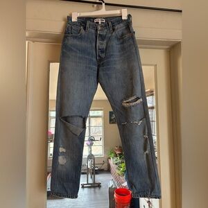 Re/Done Levi's Jeans Women's Size 24 Distressed